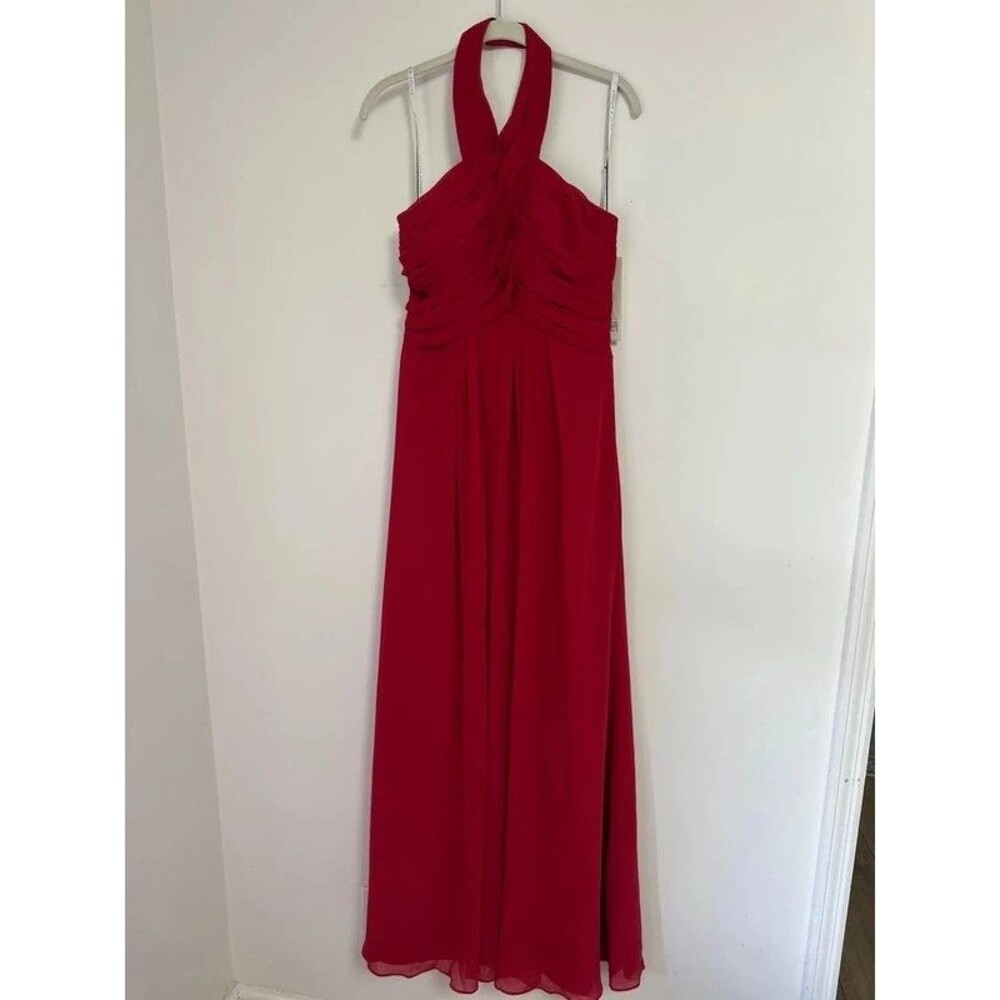 Gather and Gown Jessica gown Ruby Red size 7 nwt